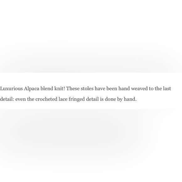 Alpaca Camargo scarf stole tan alpaca fur fringe womens oversized very long wide - Picture 10 of 10